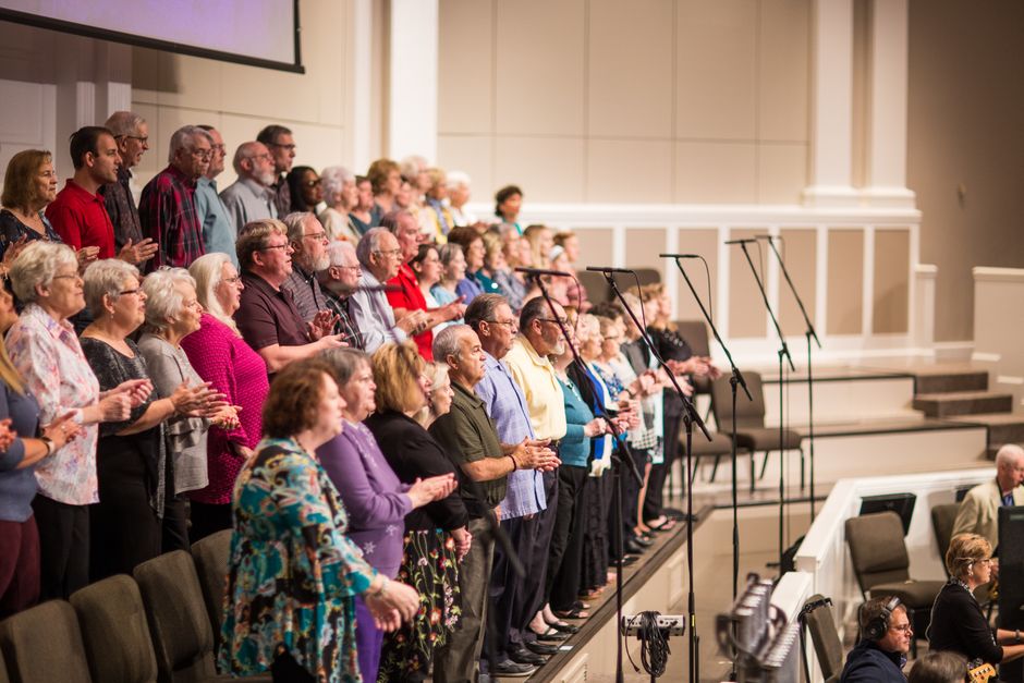 Church choir group on tour — large motor coach charter transportation